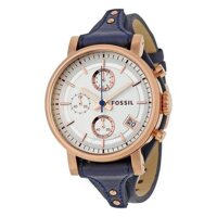 Đồng Hồ Nữ Fossil ES3838 Chronograph 3 Mặt Số Phụ Dây Da 38mm