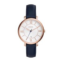 Đồng hồ Nữ Fossil Jacqueline Dây Da Mặt Bạc 36mm ES3843