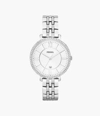 Đồng hồ Nữ Fossil Jacqueline Dây Thép không gỉ Mặt Bạc 36mm ES3545