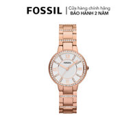 Đồng hồ nữ Fossil Virginia dây kim loại, mặt 30 MM, màu vàng hồng, ES3284