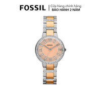 Đồng hồ nữ Fossil Virginia dây kim loại, mặt 30 MM, hai màu, ES3405