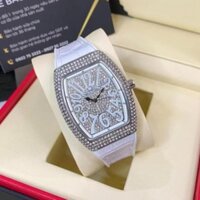 Đồng hồ nữ Franck Muller, đồng hồ đính đá dây cao su bảo hành 12m DHN002 ngoctrinhs