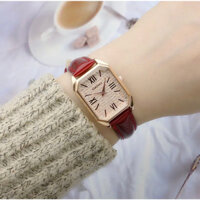 Đồng hồ nữ GOGOEY dây da mặt hình chữ nhât đính đá