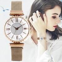 Đồng hồ nữ GOGOEY G426 mặt số la mã size 32mm dây thép lụa sang chảnh ;