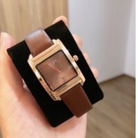 Đồng hồ nữ Gu dây da mềm mặt vuông đẹp thời trang