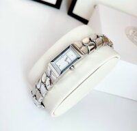 ĐỒNG HỒ NỮ Gucci G-Frame Silver Dial Ladies YA147501 14x25mm