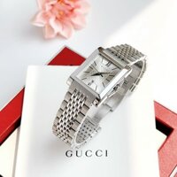 ĐỒNG HỒ NỮ GUCCI G-Timeless YA138501 Silver Dial Stainless Steel Ladies Watch 26x26MM