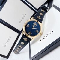 Đồng Hồ Nữ Gucci G-Timeless Black Dial Black Leather YA1264055