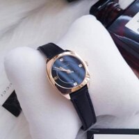 Đồng Hồ Nữ Gucci GG2570 Black Dial Black YA142509