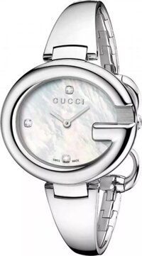 (ĐỒNG HỒ NỮ) Gucci Guccissima YA134303 Mother of Pearl Diamond Dial Ladies Watch 36mm