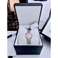 Đồng hồ nữ Guci YA126524 G-Timeless Pink Watch 27mm, Full box, Luxury Diamond Watch