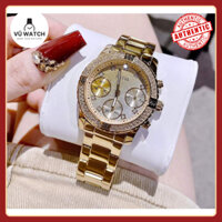 Đồng Hồ Nữ Guess Confetti W0774L5 Thiết Kế Mặt Tròn,Dây Thép 6kim,Máy Pin Miyota Nhật