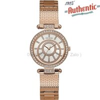 Đồng Hồ Nữ Guess Muse Crystal Silver Dial Ladies Rose Gold-tone W1008L3