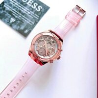 Đồng Hồ Nữ Guess Pink Transparent Multifunction GW0409L3