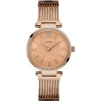 Đồng Hồ Nữ Guess Round Analog Rose Gold W0638L4