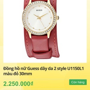 Đồng hồ nữ Guess U1150L1