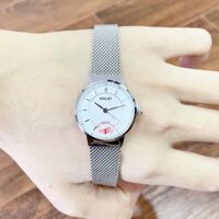 Đồng Hồ Nữ Halei 555L dây lụa cực xinh, chống nước tuyệt đối