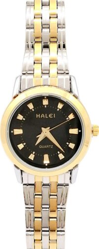 Đồng Hồ Nữ Halei HL502 Tặng pin Nhật sẵn trong đồng hồ  Móc Khóa gỗ Đồng hồ 888 y hình  Hộp Chính Hãng - Dây Demi - Mặt Đen