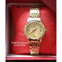 Đồng hồ nữ Halei mặt vàng đính đá cực đẹp (có size nam)