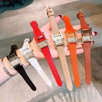 Đồng hồ nữ H.e.r.mes , size: 25mm dây da vân mềm ôm tay, mặt đính đá trẻ trung, chống nước 3atm , bảo hành 12 tháng