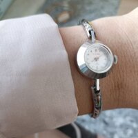 đồng hồ nữ, hiệu citizen,cơ cót, bọc vàng trắng ký hiệu W.G.P,sz 19