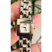 đồng hồ nữ hiệu HM  Noevir mặt vuông nhỏ, si Nhật tuyển