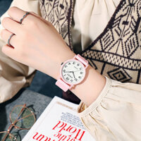 Đồng hồ nữ học sinh nữ phong cách Hàn Quốc đơn giản thời trang thể thao thường ngày retro phong cách Đại học thời trang