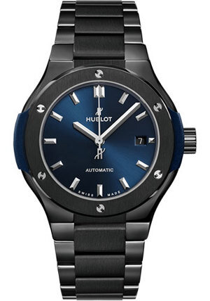 Đồng hồ nữ Hublot Classic Fusion Ceramic Blue Bracelet 585.CM.7170.CM