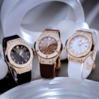 Đồng hồ nữ hublot Geneve 582888 big bang Viền Vàng Full đá cao cấp