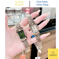 Đồng hồ nữ IBSO chính hãng mặt chữ nhật đính đá ôm tay sz 32mm tặng kèm lắc tay