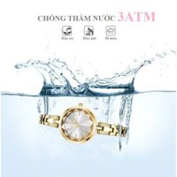 Đồng Hồ Nữ JA-1103B Julius Hàn Quốc Dây Thép (Vàng)