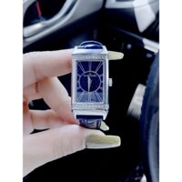 Đồng Hồ Nữ JAEGER LECOULTRE REVERSO ONE RED-WINE Máy Thuỵ Sỹ Dây Da Xanh Cao Cấp Sang Chảnh Mặt Chữ Nhật