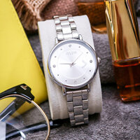 Đồng hồ nữ Julius JA 1248A dây kim loại mặt tròn bạc thanh lịch ĐHĐ34502