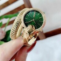 Đồng Hồ Nữ Just Cavalli Rắn Ngậm Tiền, Quấn Tay 1 Vòng, 2 Kim Mặt 26mm