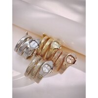 Đồng Hồ Nữ JUST CAVALLI Rắn Quấn 2 Vòng Máy Quartz (Pin) Kính sapphiare Mặt Siz 30mm Dây Kim Loại Full Box
