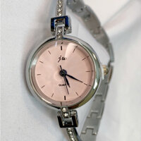 Đồng hồ Nữ Jw 6282 mặt tròn dây đeo tay mảnh thép không gỉ thời trang