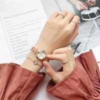 Đồng hồ nữ Jw J202 PYKO kiểu mới thời trang dây thép bền màu mặt kính chống trày tốt