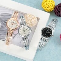 Đồng hồ nữ JW KOREA-H1 thời trang, mặt tròn, dây kim loại