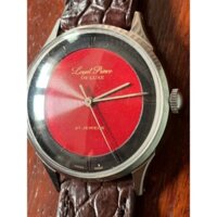 Đồng hồ nữ Loyal Prince Deluxe t cơ cót 21 jewels máy vàng hồng, dây da của Thuỵ