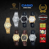 Đồng Hồ Nữ LTP-V001 Sang Trọng Tinh Tế Mặt Kính Khoáng Tròn 25mm Chống Nước Vỏ Kim Loại Chính Hãng CASIO - WATCHSTORE