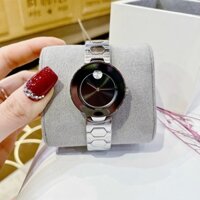 Đồng hồ nữ M0V@D0 3600381 Bold Silver Watch 32mm, fullbox, Luxury diamond watch