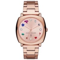 Đồng hồ nữ Marc Jacobs Mandy Rose Gold-Tone Dial Watch MJ3550, Authentic, Full box, Luxury diamond watch