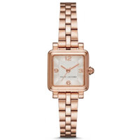 Đồng hồ nữ Marc Jacobs MJ3530 Vic Silver Dial Rose Gold-tone Ladies Watch, Authentic, Full box, Luxury diamond watch