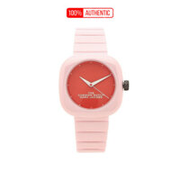 Đồng Hồ Nữ Marc Jacobs The Cushion Red Dial Pink MJ0120184711 Dây ceramic (size 36mm)