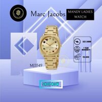 Đồng hồ nữ marCjacobs MJ3549 mandy charm dial ,size 34mm màu vàng kèm hộp hãng