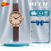 Đồng Hồ Nữ Mặt Nhỏ Thời Trang Dây Da Mềm Phong Cách Hàn Quốc Barsh Dulie Watches