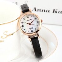 Đồng hồ nữ mặt số nhỏ thời trang mới Đồng hồ nữ học sinh đơn giản khí chất thích hợp đồng hồ cao cấp cổ điển sang trọng nhẹ nhàng