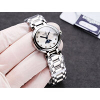Đồng hồ nữ mặt trăng Longines PrimaLuna Thanh lịch, thiết kế cong tròn 30,5MM làm cho vỏ sang trọng và tinh tế, Đồng hồ nữ thạch anh thanh lịch YY12Fashion