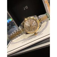 Đồng hồ nữ mặt tròn Rolex Datejust RZ152 Đồng hồ nữ cao cấp sang trọng thanh lịch, đơn giản Dây đeo bằng thép không gỉ tinh tế Đồng hồ nữ cơ khí tự động