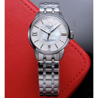 Đồng hồ nữ mặt tròn Tissot Chemin 32MM JD32 Cao cấp hợp thời trang sang trọng, dây đeo bằng thép không gỉ Cổ điển Đồng hồ nữ cơ khí tự động thông thường
